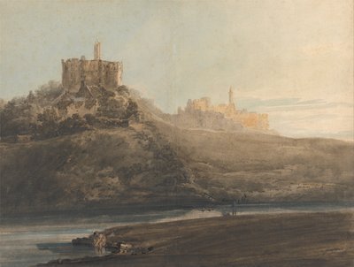 Warkworth Castle, Northumberland von Thomas Girtin